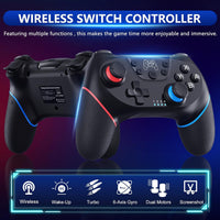 Wireless Switch Controller mit Hall-Effekt Joysticks und Turbo-Funktion – Nexora
