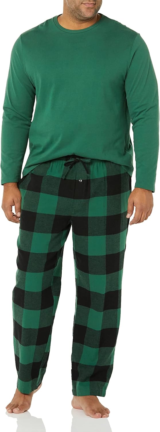 Blødt Herre Flannel Pyjamasæt - Gomez