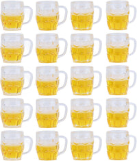 Mini ølkrus (sæt med 12, harpiks) – DekoProst Oktoberfest 2025
