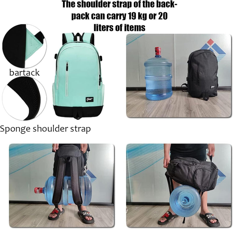 Dun 15.6" Travel and Work Laptop Backpack with Organizer Compartments