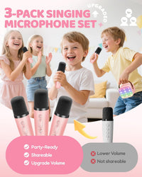 Máquina de karaoke mini portátil con altavoz Bluetooth y 2 micrófonos inalámbricos – Veylo