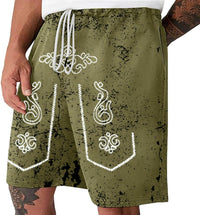 Herreshorts med brugt look og Oktoberfest-print – SeppShorts Oktoberfest 2025