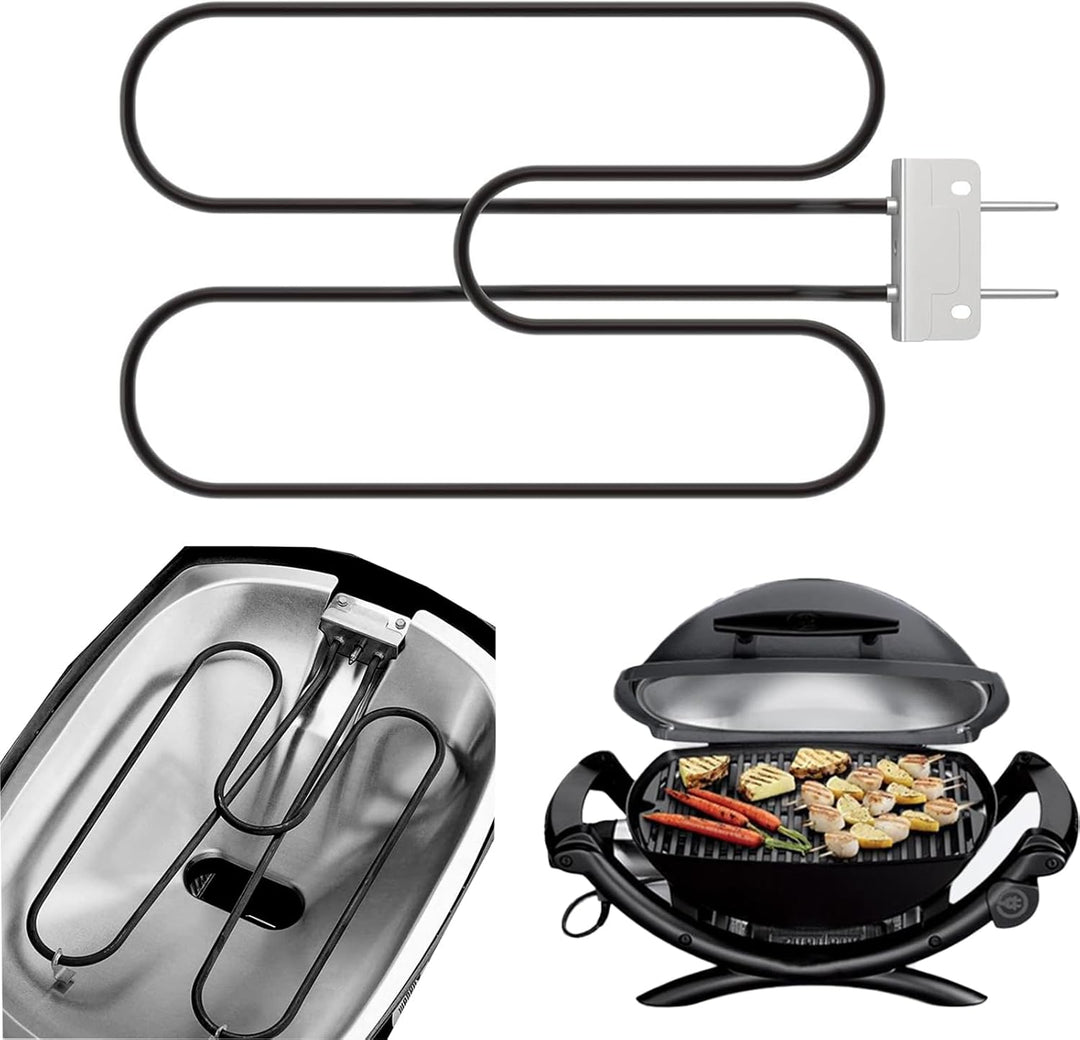 High-performance stainless steel grill heating coil 2200W for outdoor electric BBQ – Zeythra
