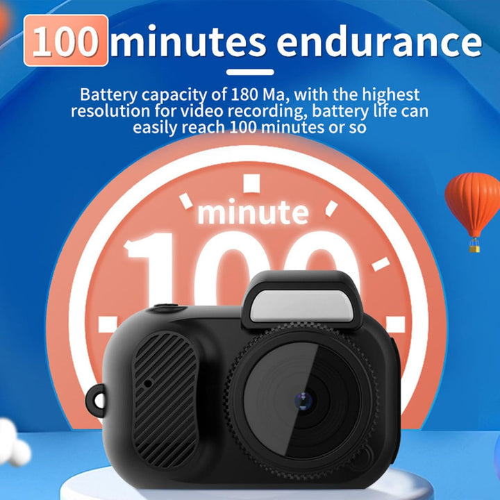 Mini digitalkamera 1080P fargeskjerm og 100 minutters batteritid – Lurevo (1+1 GRATIS)