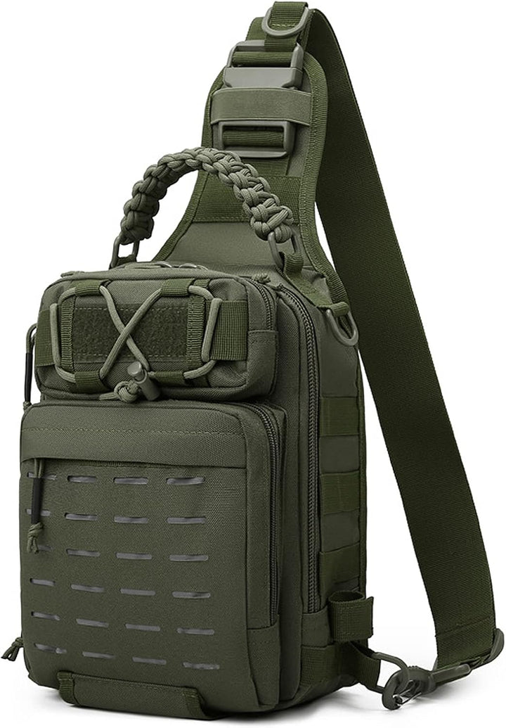 Angel Sling Tasche mit Multi-Taschen für die Angelgeräteaufbewahrung – Arvion