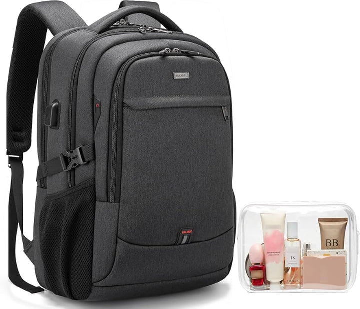 Vanntett reiselaptop-ryggsekk med USB-tilkobling og organisert oppbevaring