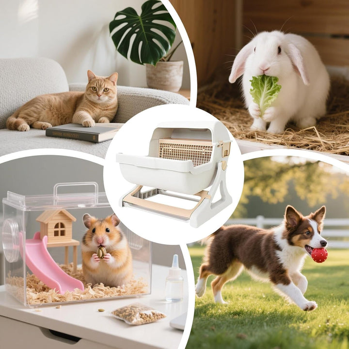 Automatische geruchlose Katzentoilette mit offenem Design – Felvora