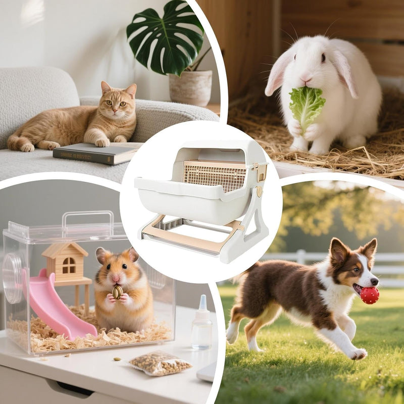 Automatische geruchlose Katzentoilette mit offenem Design – Felvora