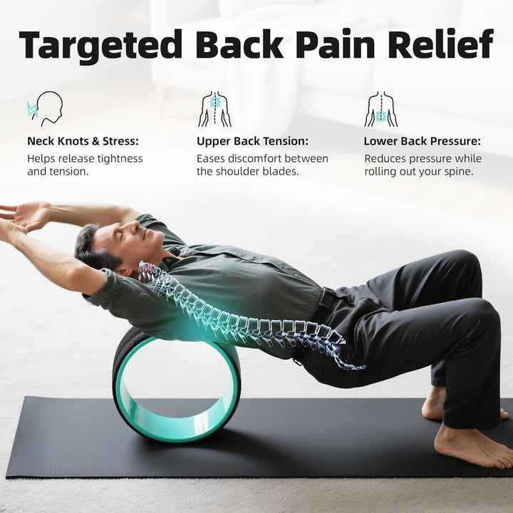 Back Roller hjulsæt med 4 stk. og yogablokke – Artheva