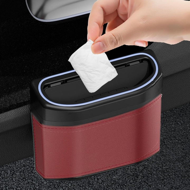 Odor-proof Car Trash Can with Touch Light – Lurevo