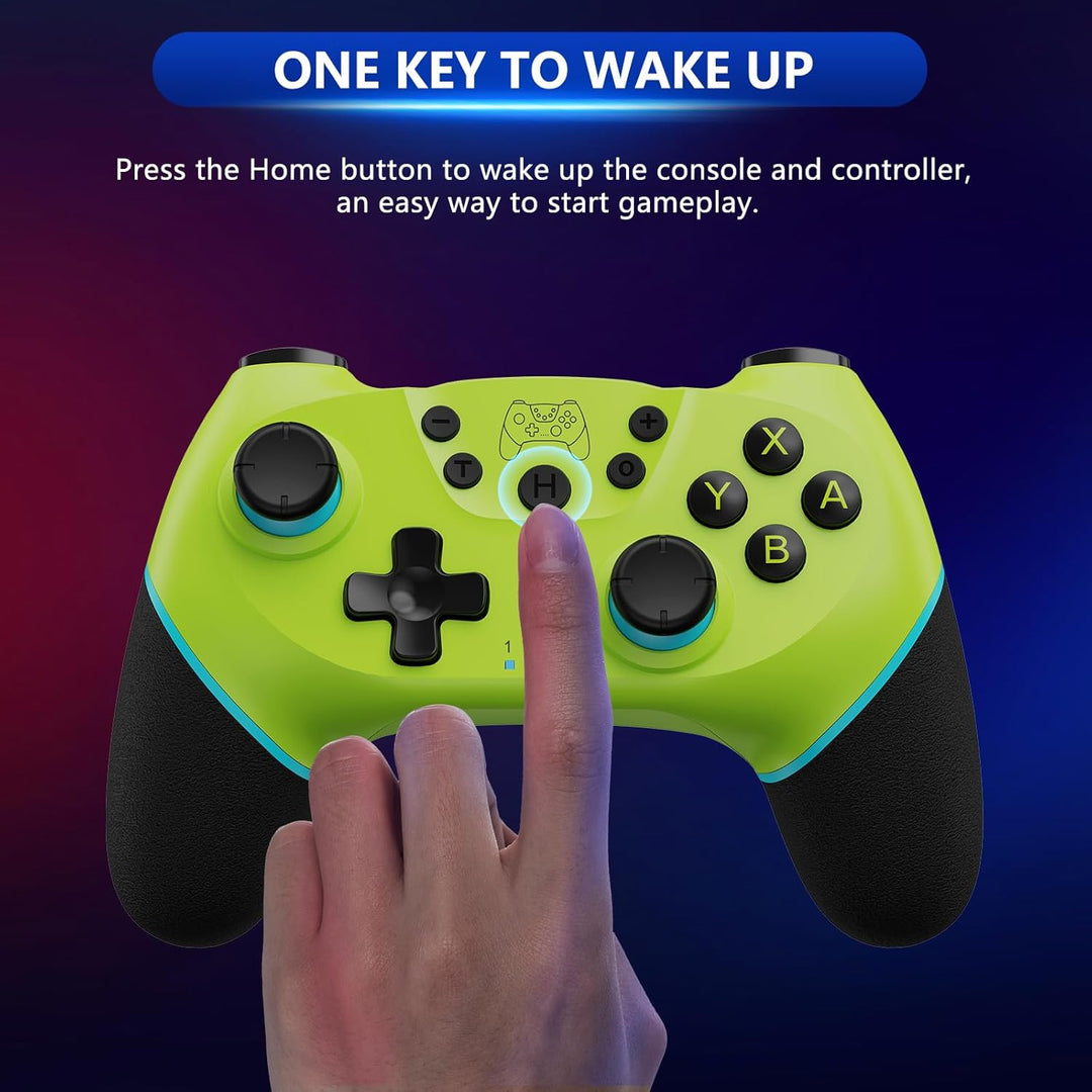 Wireless Switch Controller mit Hall-Effekt Joysticks und Turbo-Funktion – Nexora