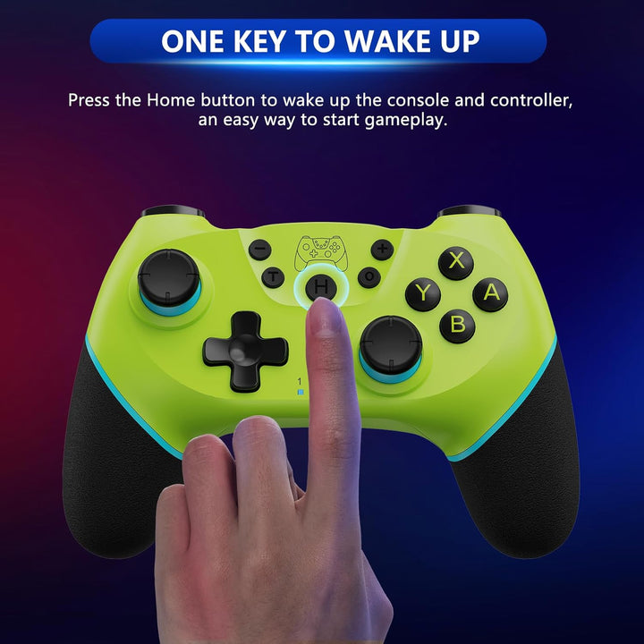 Wireless Switch Controller mit Hall-Effekt Joysticks und Turbo-Funktion – Nexora
