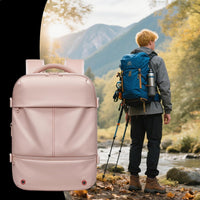 Erweiterbarer und wasserdichter Reiserrucksack mit Vakuumkompression – Arvid