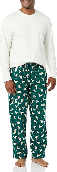 Blødt Herre Flannel Pyjamasæt - Gomez