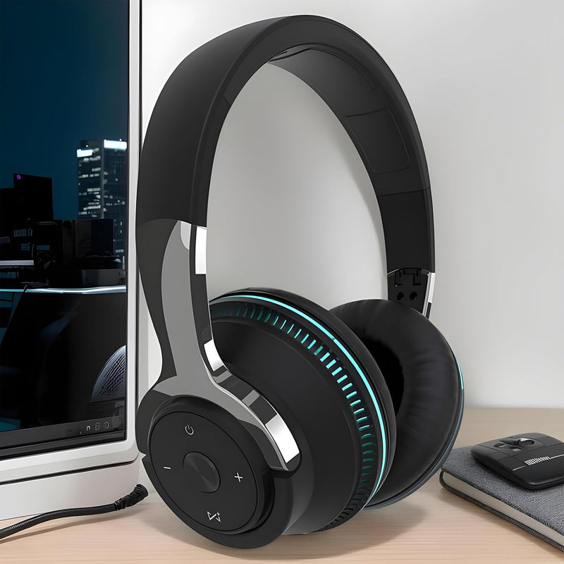 Faltbares kabelloses Headset mit RGB-Lichtern – Sonvix (1+1 GRATIS)