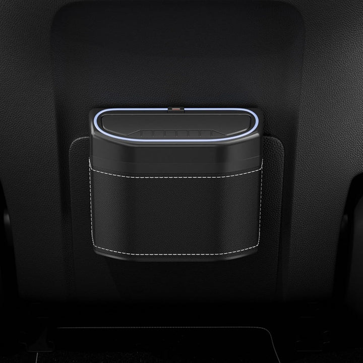 Odor-proof Car Trash Can with Touch Light – Lurevo