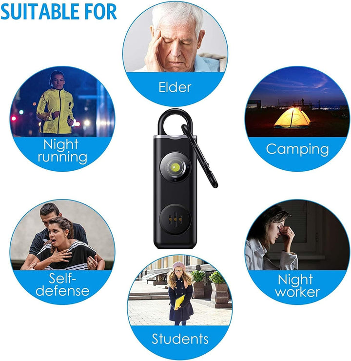 Persönlicher Alarm Schlüsselanhänger 1+1 GRATIS – Veyora