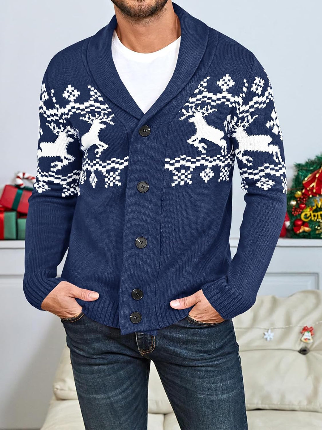 Comfortabel Gebreid Heren Vest - Lucas