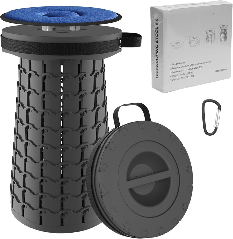 Kollapsible Hocker mit Polster – SitMax