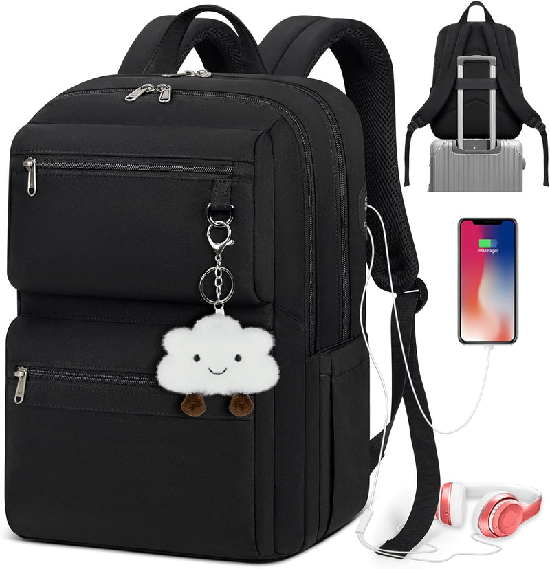 Mochila ligera de viaje y escolar de 39,6 cm