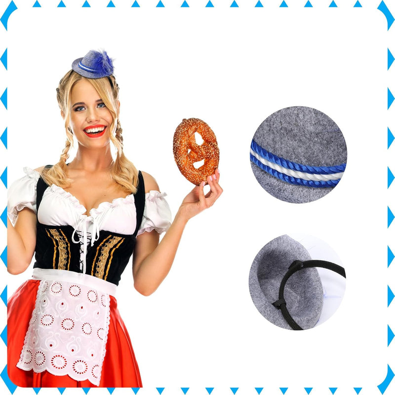 Mini Traditional Hats in a Set of 3 – WiesnCharm Oktoberfest 2025