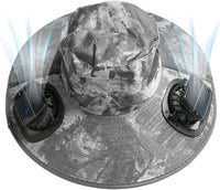 Sombrero con ventilador solar y protección UV – Solvoro