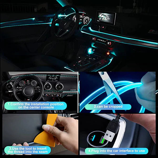 RGB Innenbeleuchtung für Auto - GlowLine
