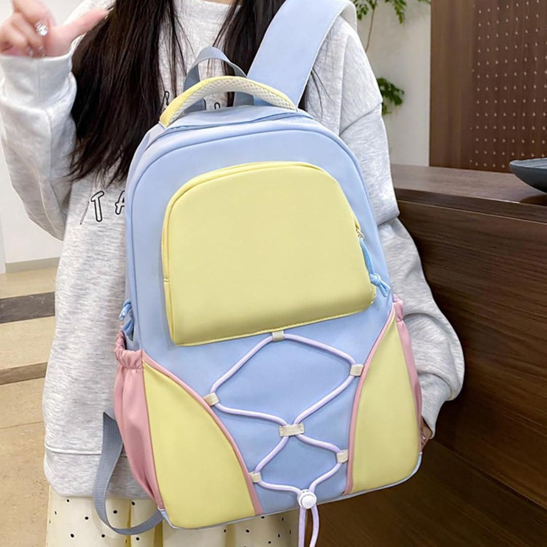 School Backpack Set – Large Volume Backpack for Students with Pencil Case and Pockets – Nivora