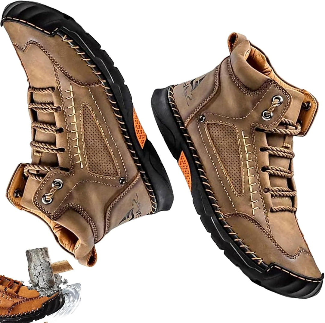 Handcrafted Waterproof Orthopedic Boots for Men – Arch Support and Non-Slip Soles – Renvar