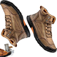 Handcrafted Waterproof Orthopedic Boots for Men – Arch Support and Non-Slip Soles – Renvar