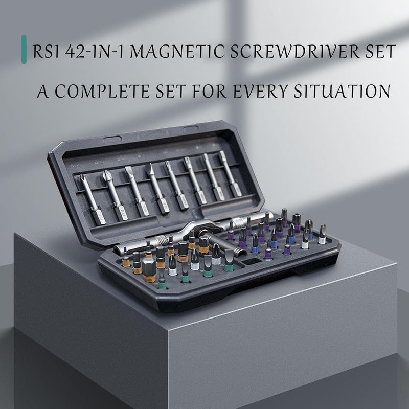 42-in-1 Magnetischer Schraubendreher Set – Präzisionsreparaturwerkzeug-Set mit Bits & Griff – Fixaro