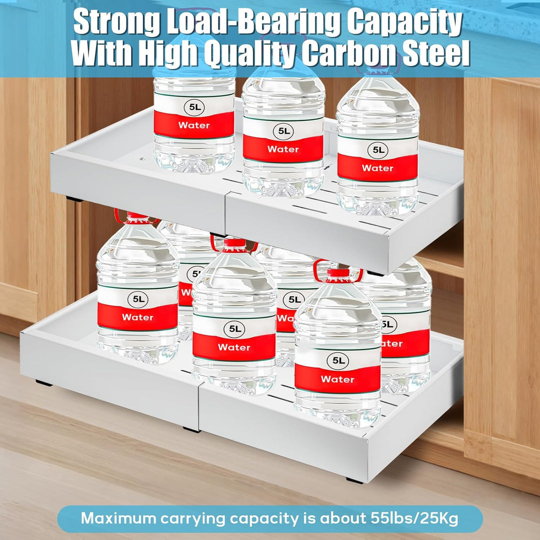 2-Pack Extendable Drawers for Cabinets – StoreEase