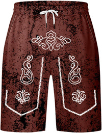 Herreshorts med brugt look og Oktoberfest-print – SeppShorts Oktoberfest 2025