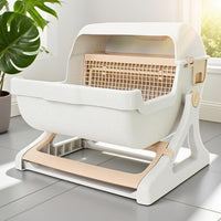 Automatische geruchlose Katzentoilette mit offenem Design – Felvora