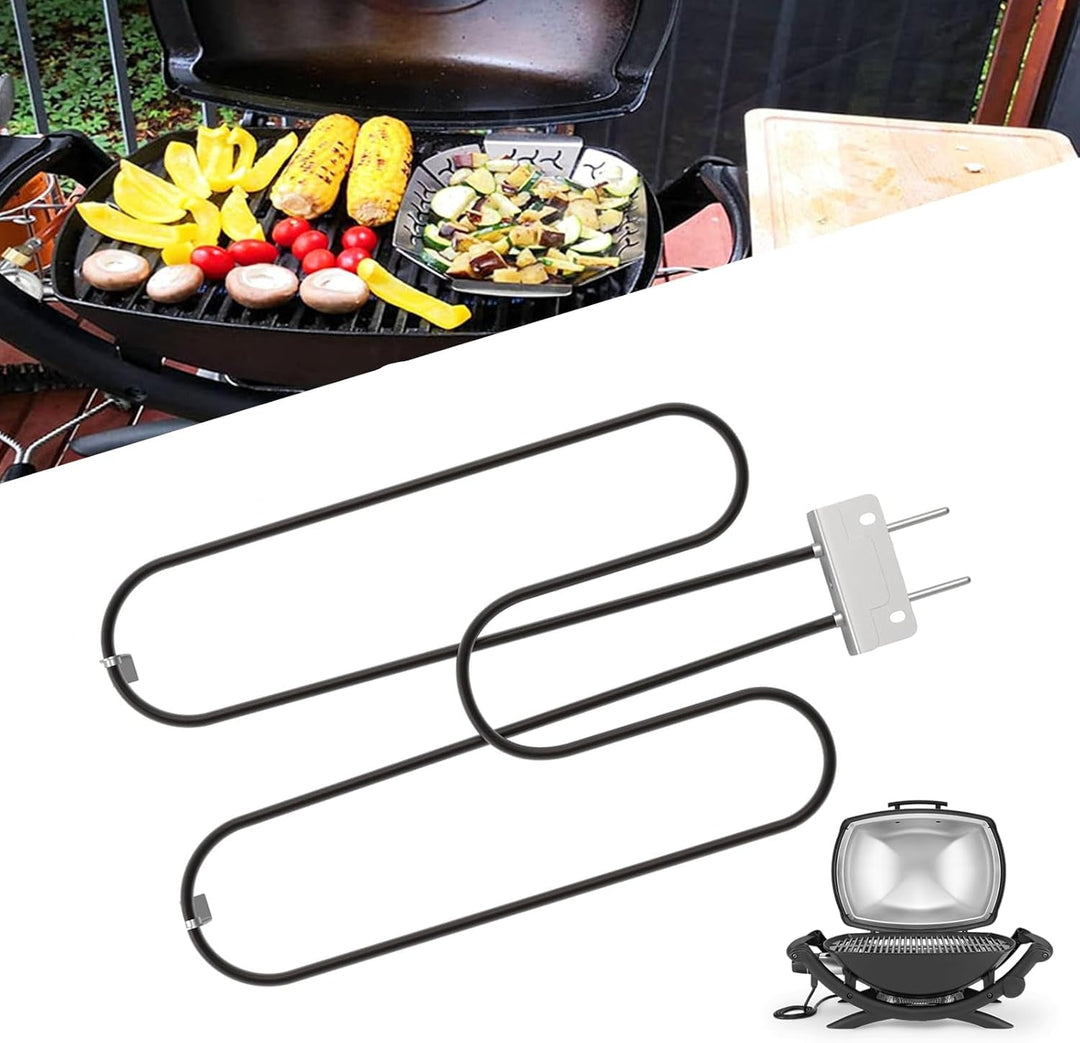 High-performance stainless steel grill heating coil 2200W for outdoor electric BBQ – Zeythra
