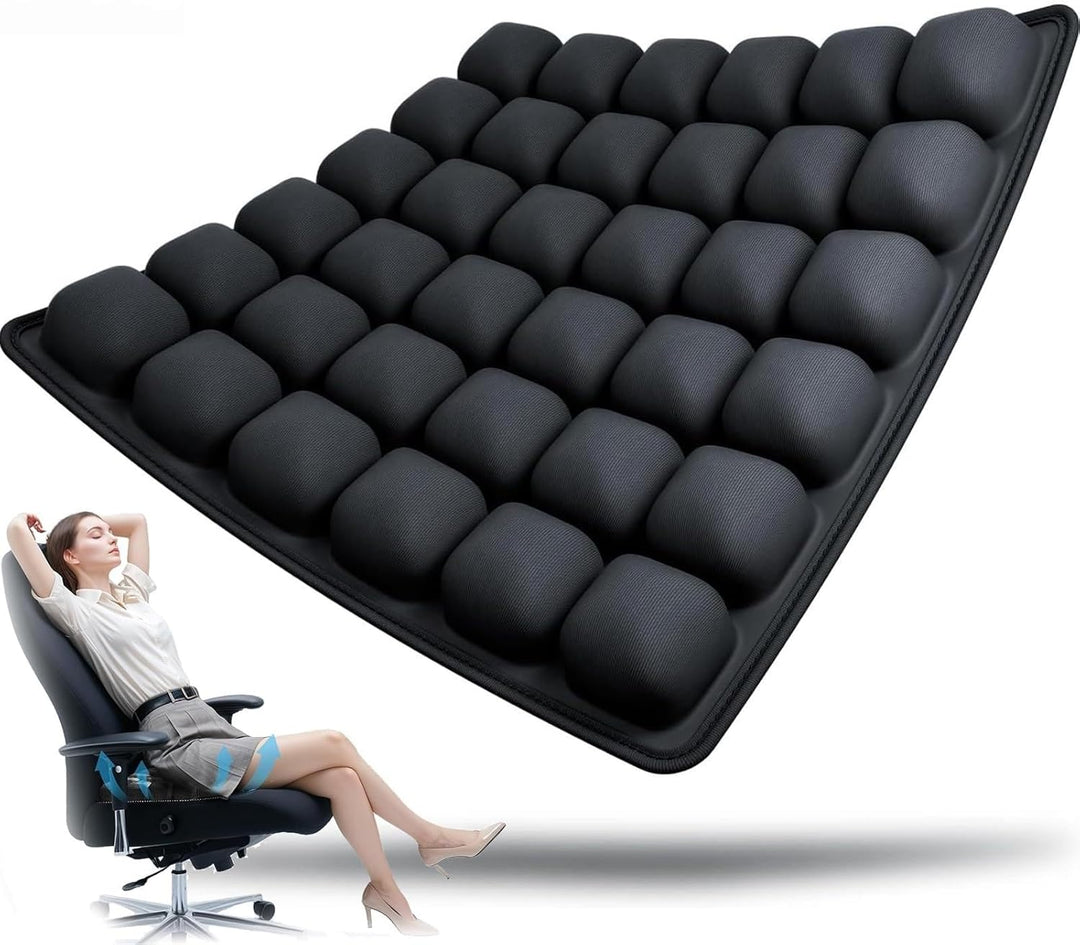 Inflatable travel pillow with ergonomic pressure relief – AirComfort