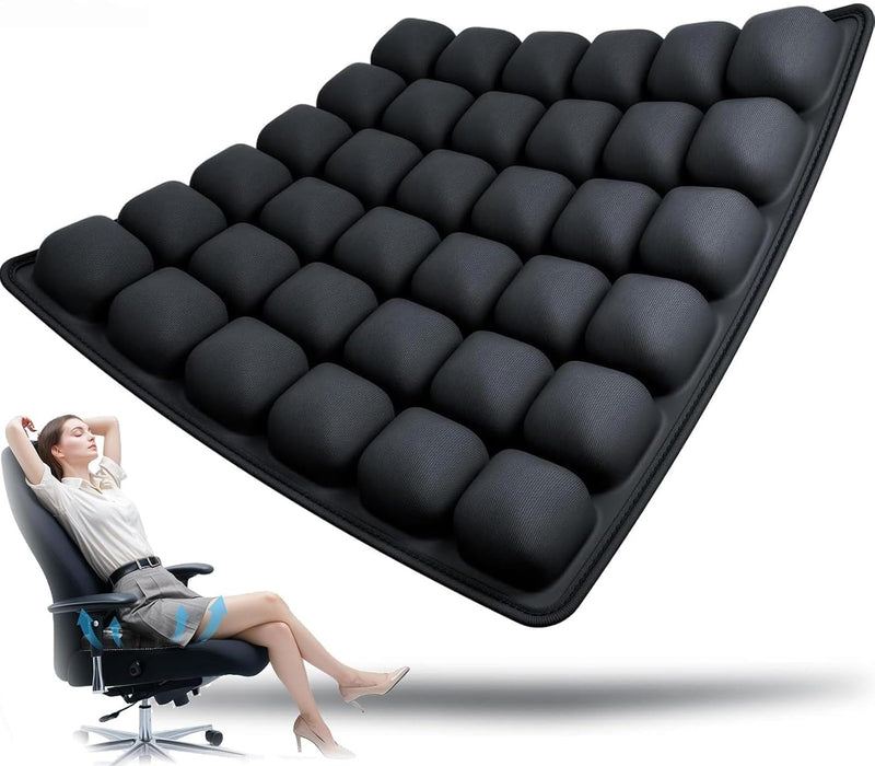 Inflatable travel pillow with ergonomic pressure relief – AirComfort