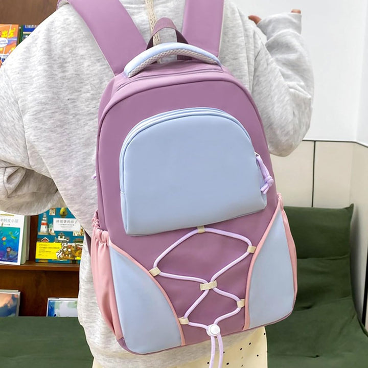 School Backpack Set – Large Volume Backpack for Students with Pencil Case and Pockets – Nivora