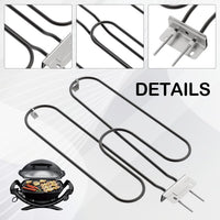 High-performance stainless steel grill heating coil 2200W for outdoor electric BBQ – Zeythra