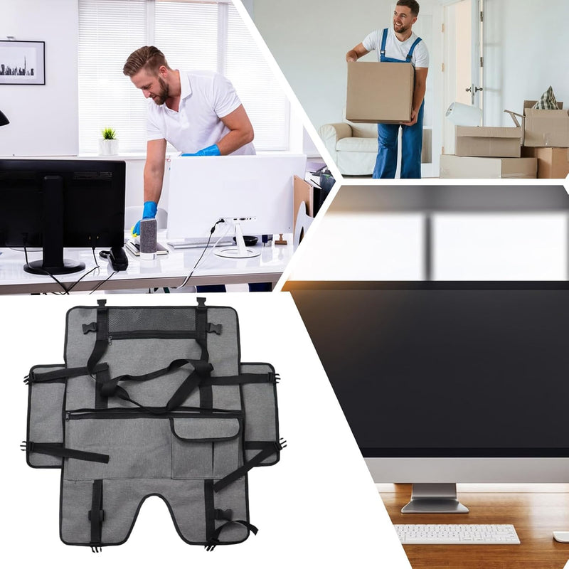 Portable Monitor Bag – Protective Dustproof Screen Case with Flannel Lining – Veynor