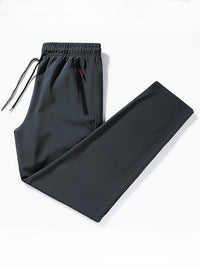 Solid-colored jogging pants with zipper details - Milan