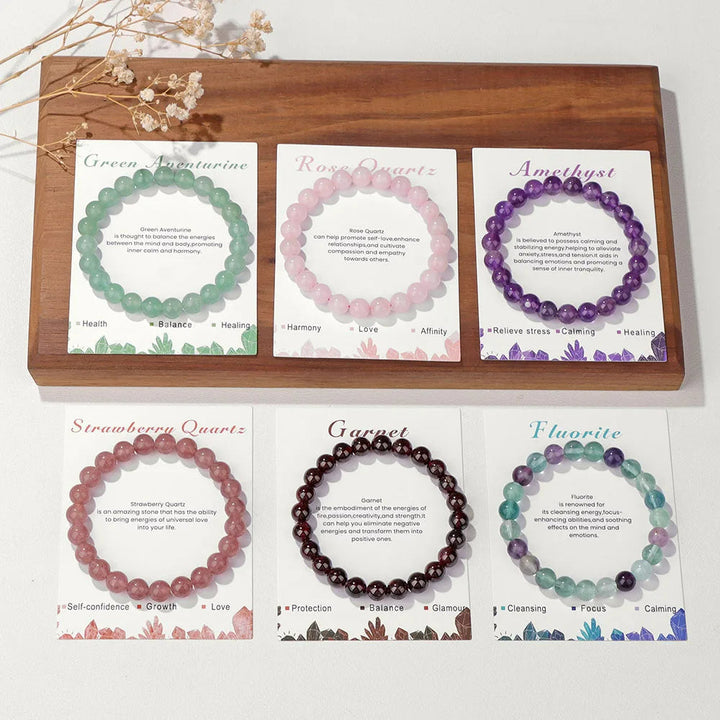 Natural Crystal Healing Energy Bracelet – Aria