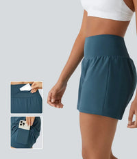 Breathable & Quick-Drying High-Waist Fitness Shorts for Women – Mirabella