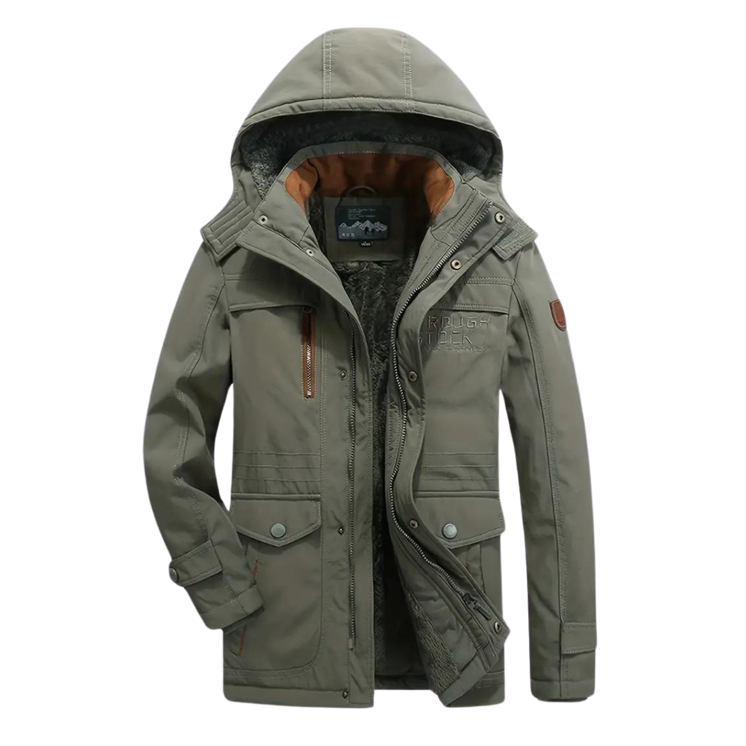 Herren Outdoorjacke gefüttert | Wasserdicht & winddicht – Kaspar