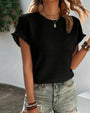 Weiches Baumwoll-Damen-T-Shirt – Élodie