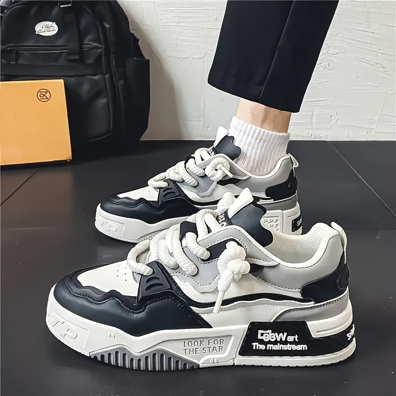 Chunky Men's Streetwear Sneaker with Treaded Sole & Comfort Padding – Cairo