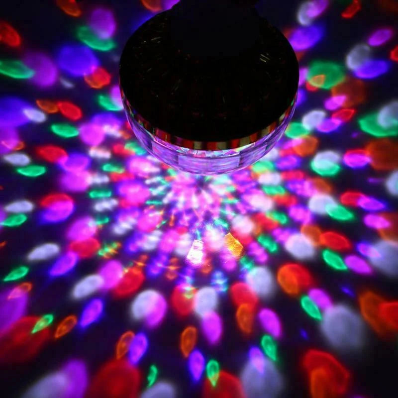LED disco-partylampe – PartyGlow Spin