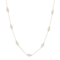 Timeless Golden Pearl Necklace – Serena