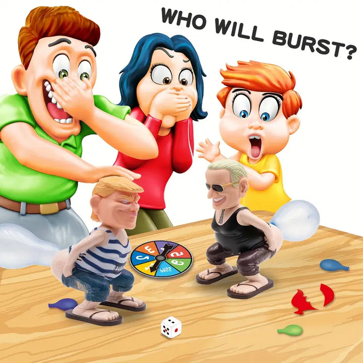 Sticky Stress Relief Balloon Game - Farty Guy