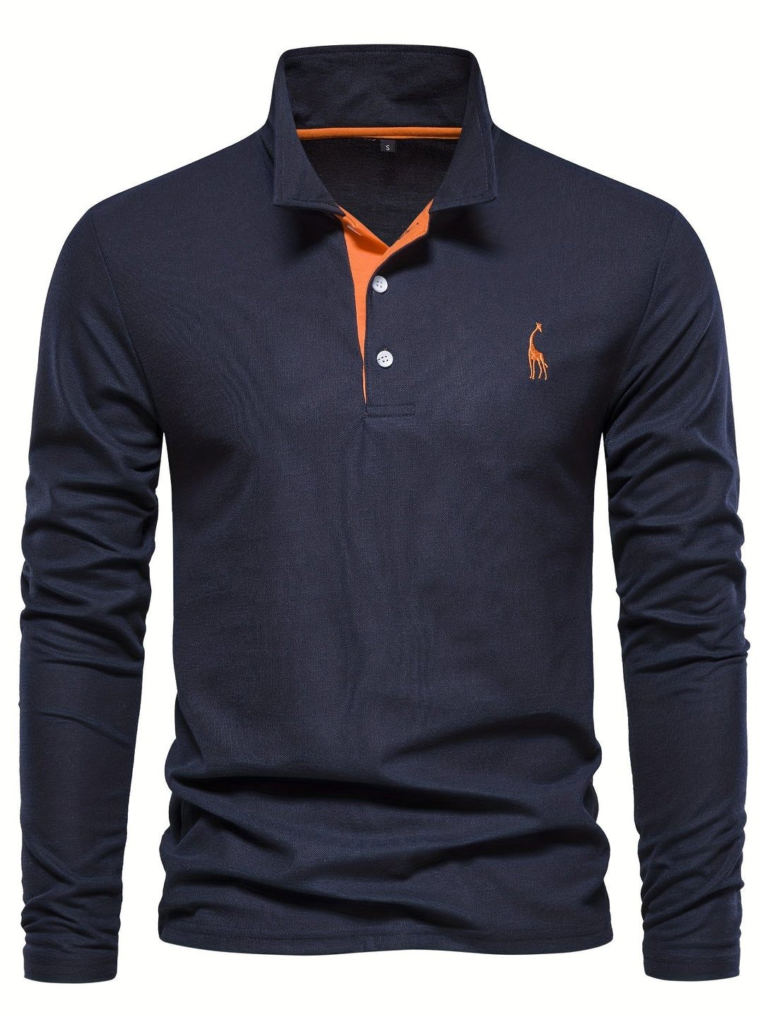 Polo cómodo para hombre con mangas largas